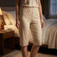 Bermuda Invel® Feminina Pijama Relax (Com detalhes em renda)