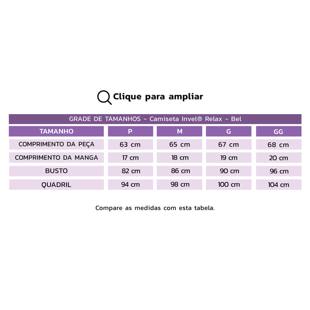 Camiseta Invel® Relax - Bel - Feminina