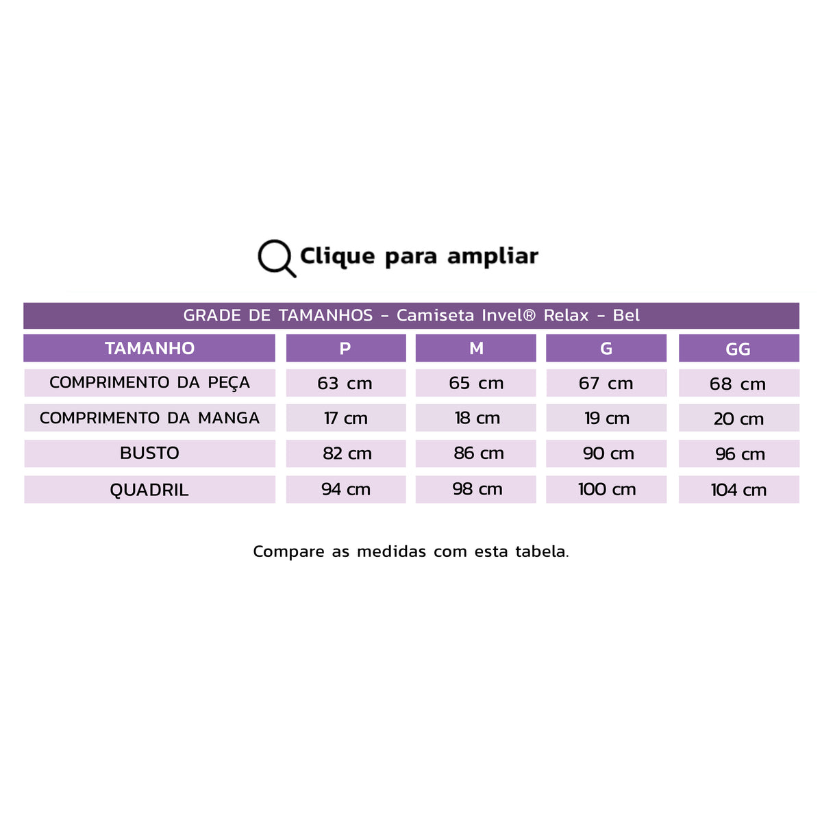 Camiseta Invel® Relax - Bel - Feminina