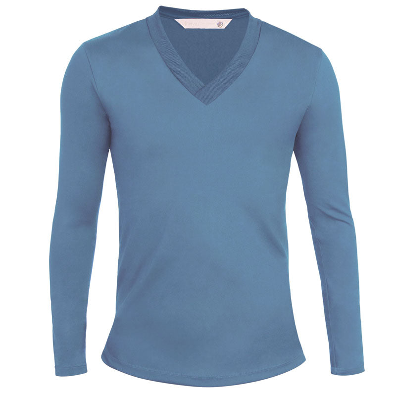 CAMISETA OTI MANGA LONGA GOLA V MASCULINA