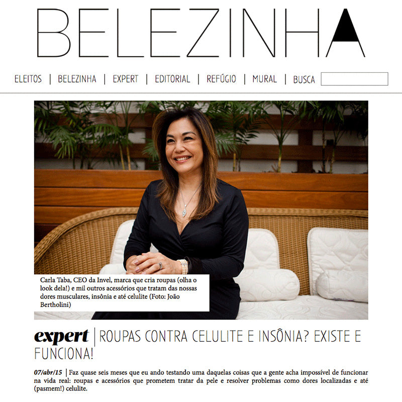 Roupas contra Celulite e Insônia - Blog Belezinha