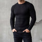 CAMISETA CANELADA INVEL® ROUND NECK MANGA LONGA - MASCULINA