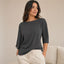 Camiseta Invel® Active Shirt Assimétrica - Manga Longa - Feminina