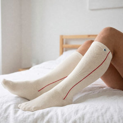 Meia Invel® Actiive Socks - Medical -  3/4 - Unissex (p/ descanso) - Par