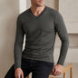 CAMISETA OTI MANGA LONGA GOLA V MASCULINA