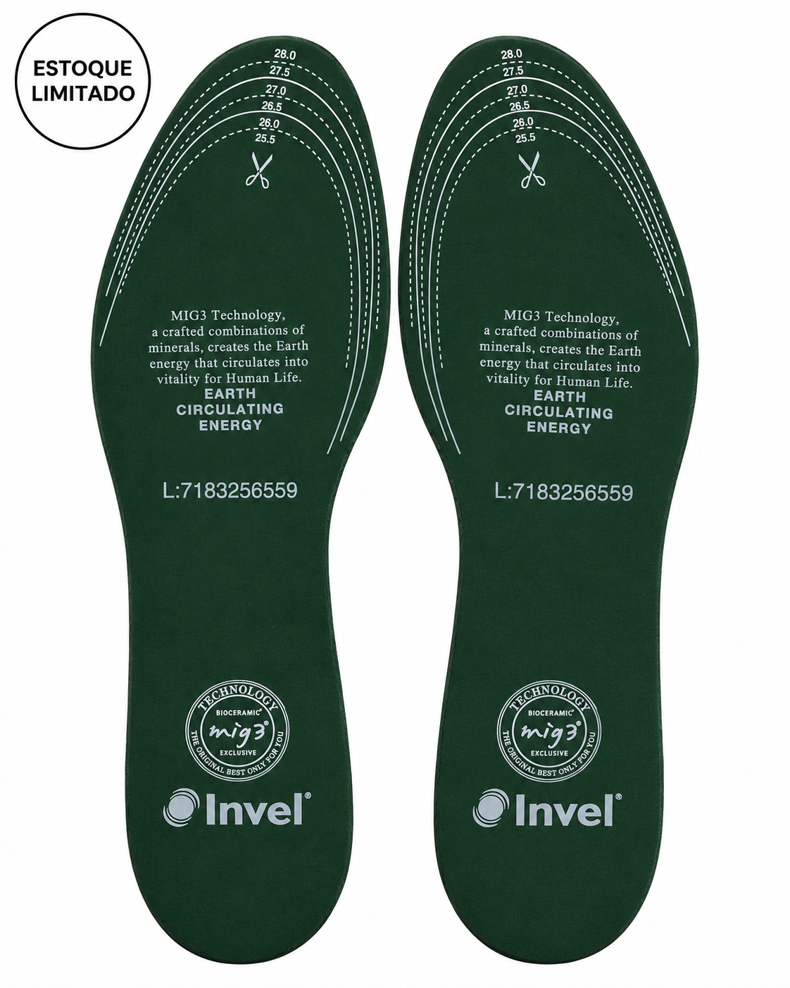PALMILHA PREMIUM ALÍVIO INVEL® Imagem principal do produto
