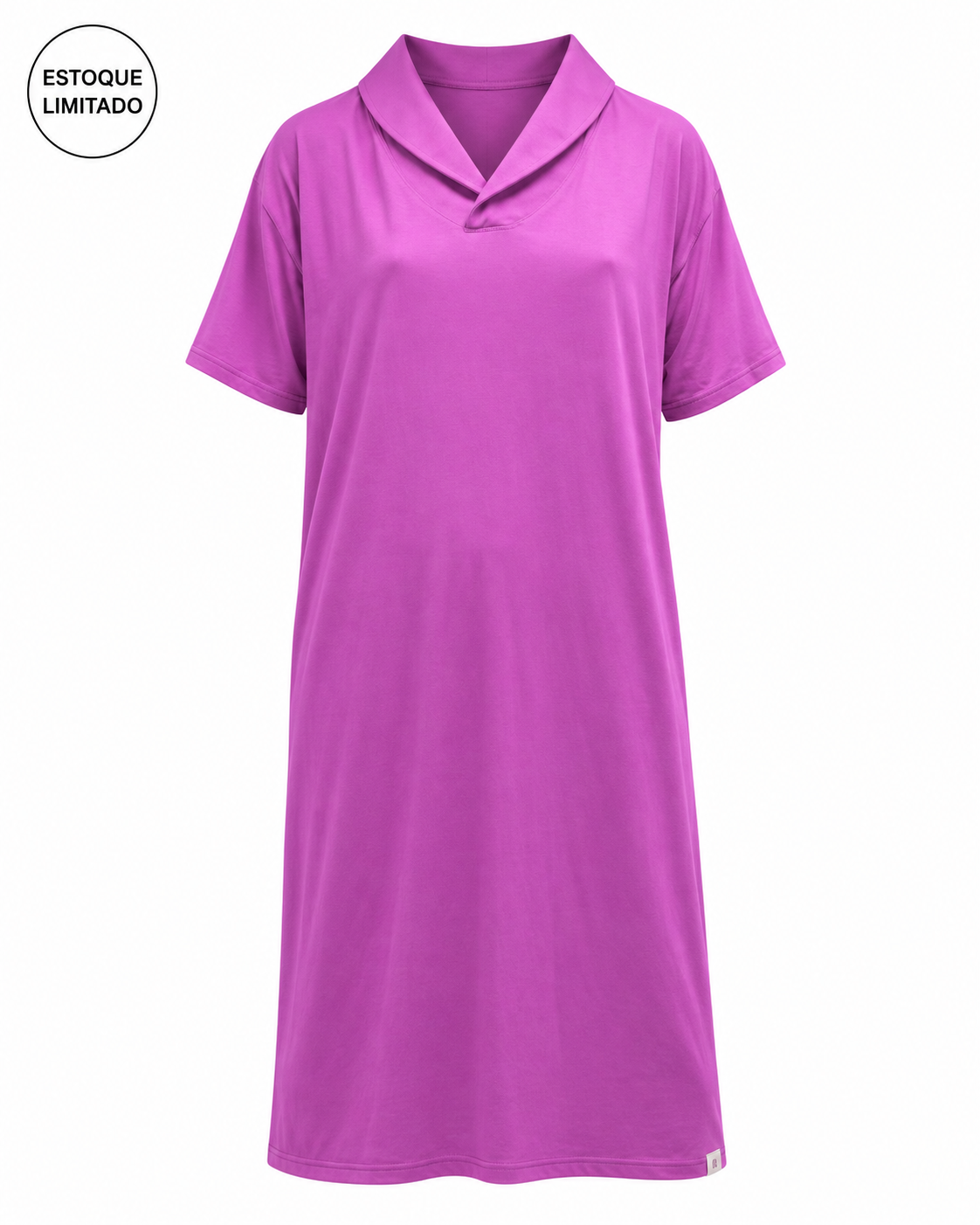 VESTIDO LOUNGE MANGA CURTA FEMININO INVEL® Imagem principal do produto