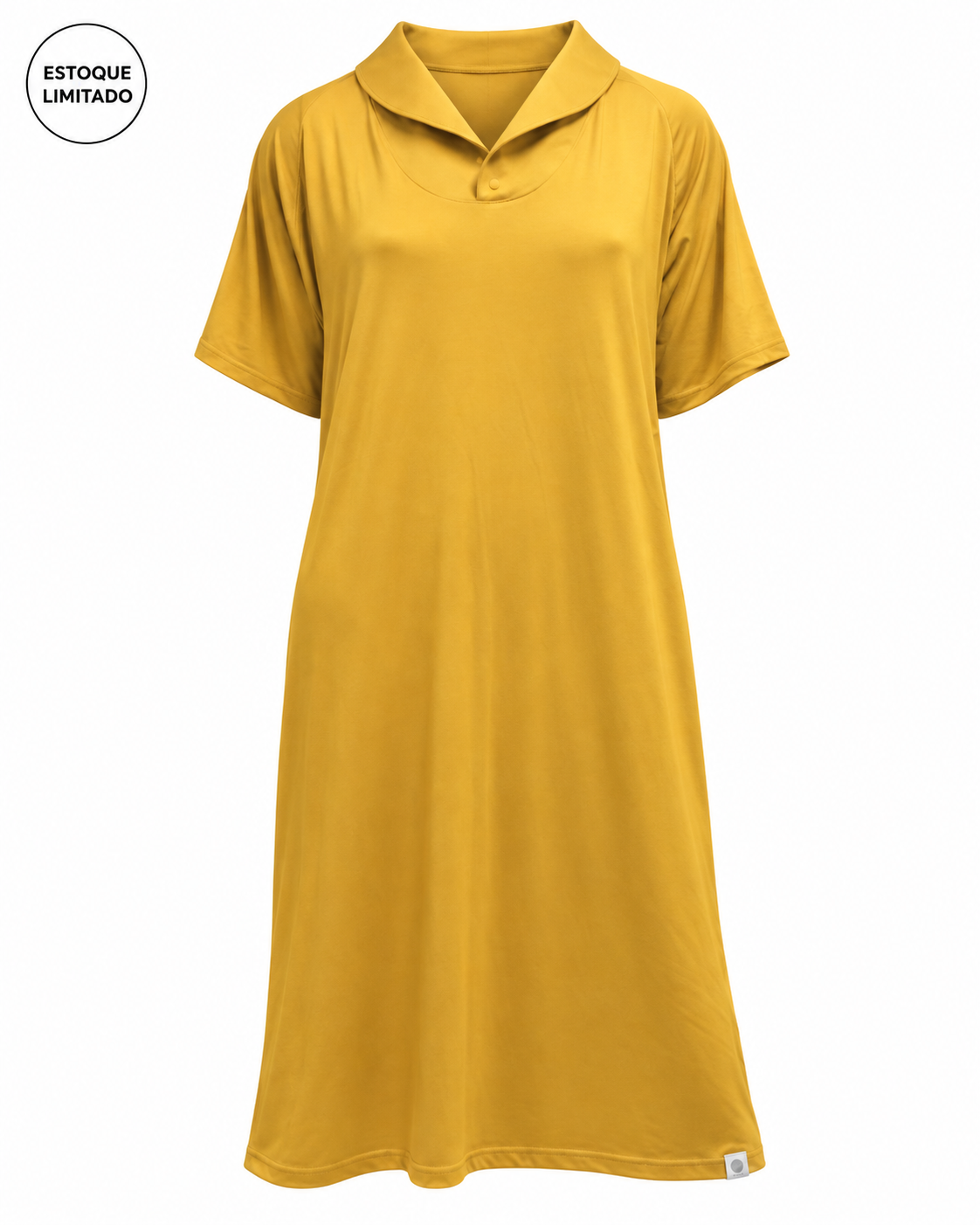 VESTIDO LOUNGE MANGA CURTA FEMININO INVEL®