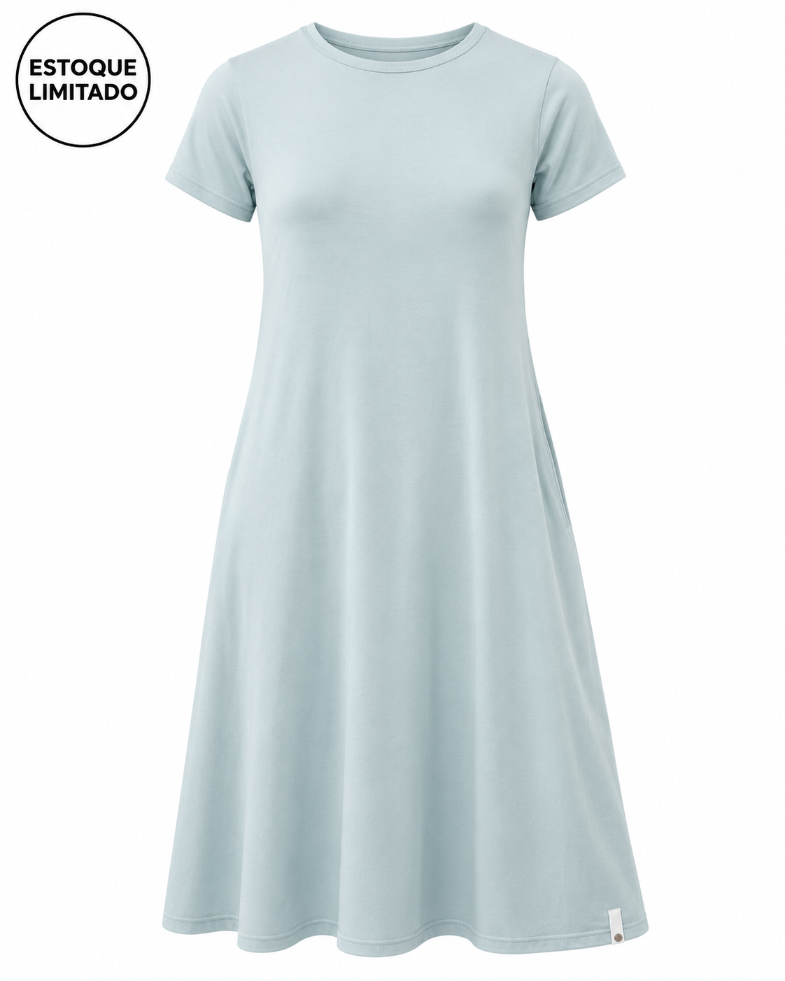 VESTIDO MIDI COM BOLSO FEMININO INVEL® Imagem principal do produto