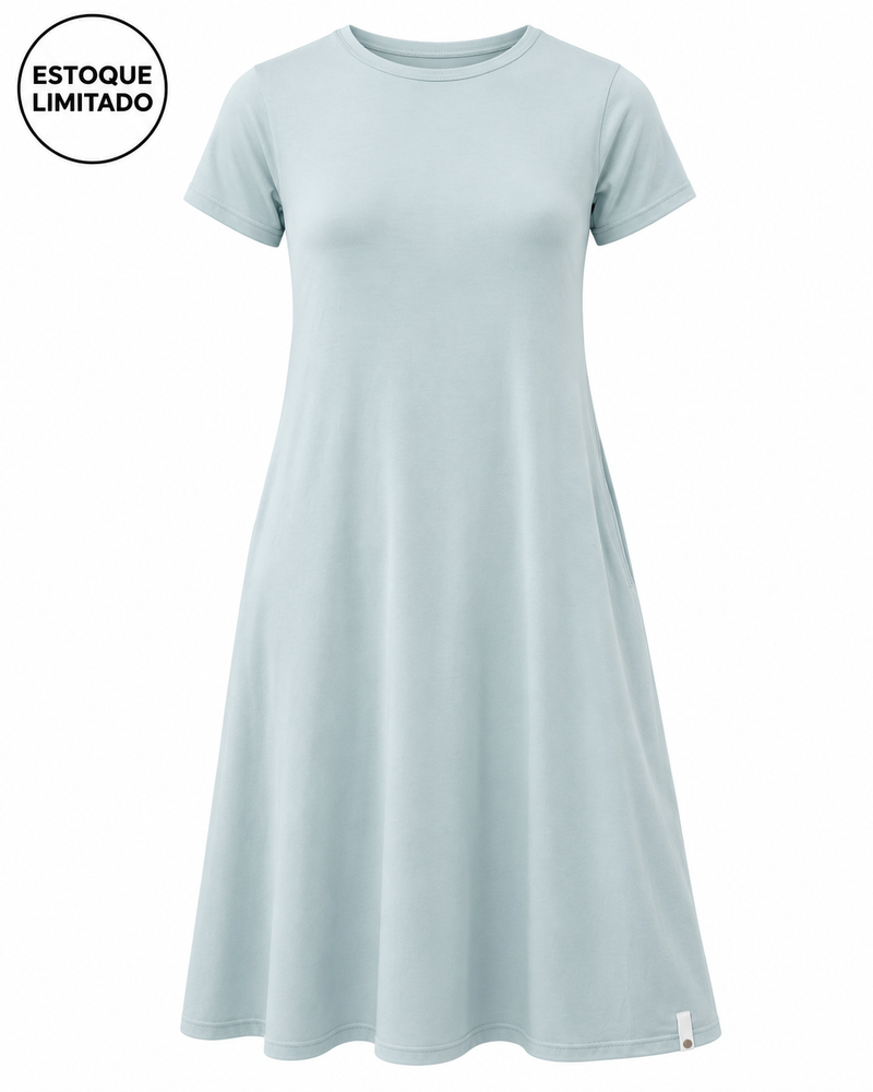 VESTIDO MIDI COM BOLSO FEMININO INVEL®