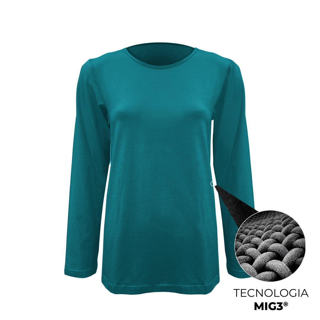 Camiseta Invel® Cotton Longa Feminina