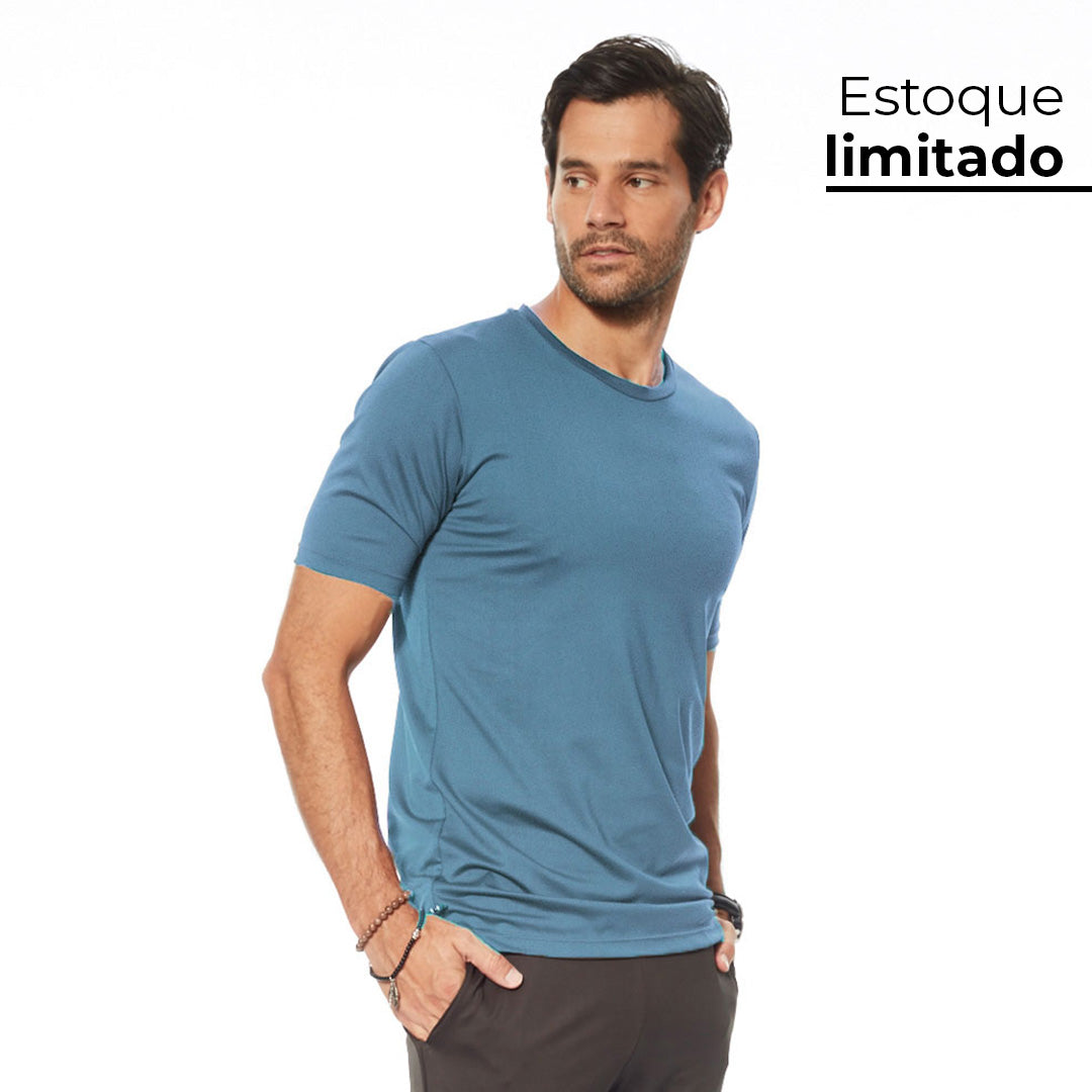 CAMISETA INVEL® LOUNGE MASCULINA - MANGA CURTA - ALÍVIO DA DOR NAS COSTAS