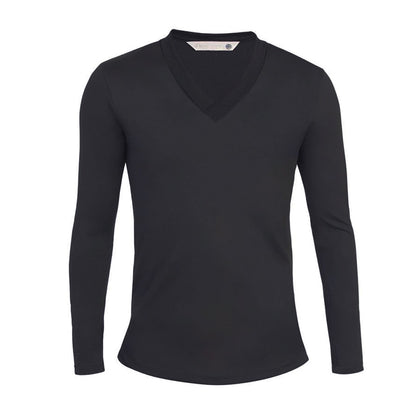 CAMISETA OTI MANGA LONGA GOLA V MASCULINA