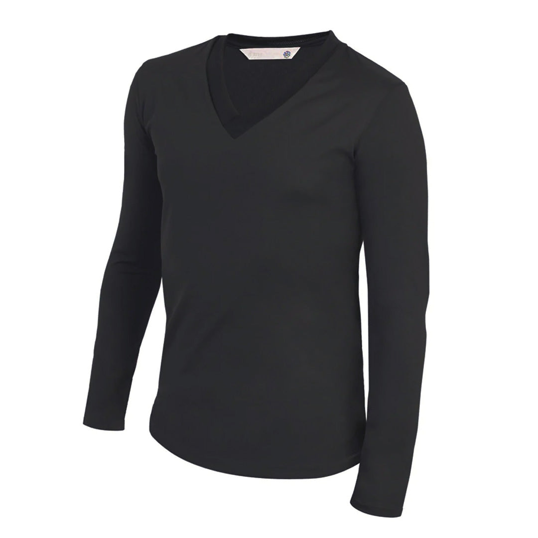 CAMISETA OTI MANGA LONGA GOLA V MASCULINA