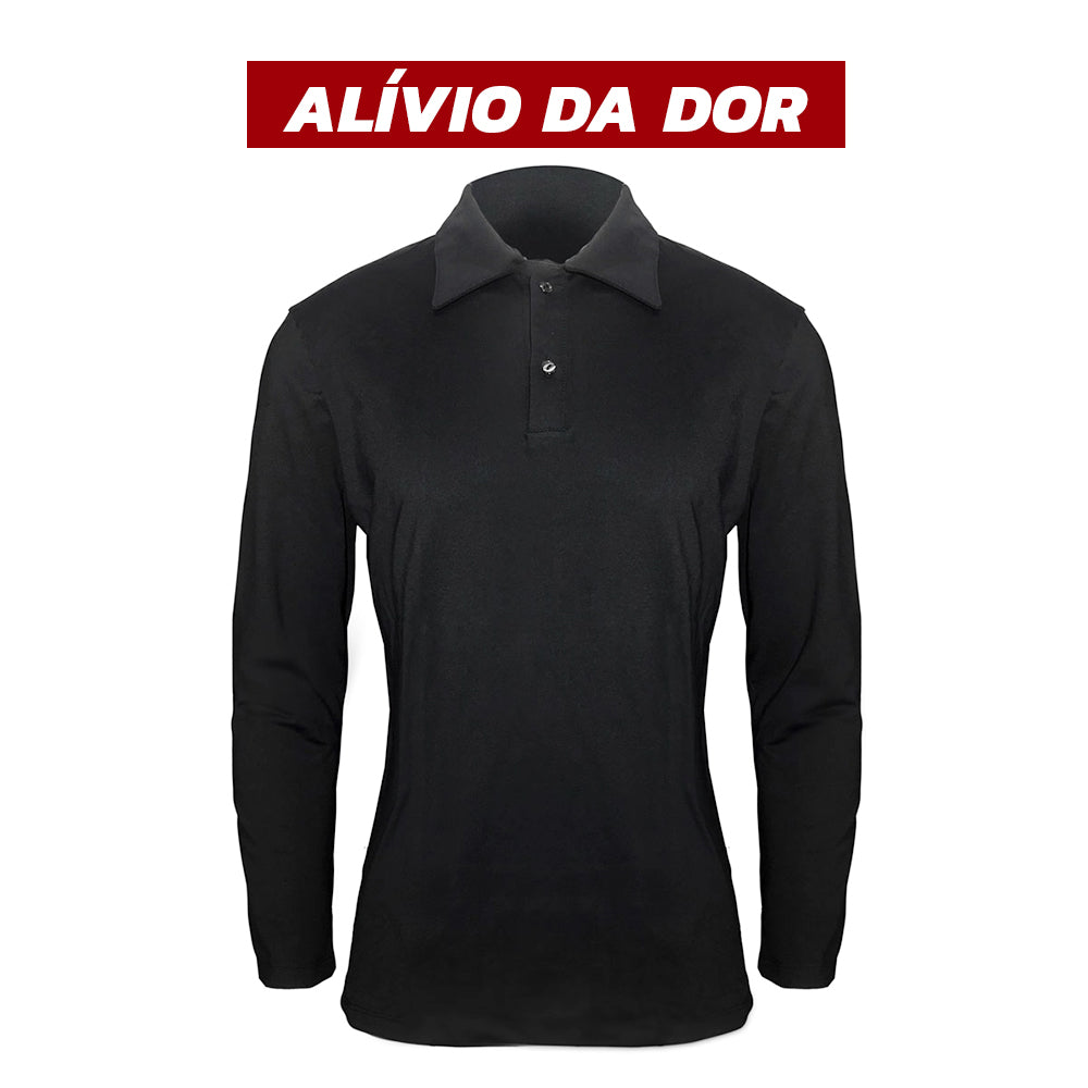 Camiseta Invel® Polo Masculina - Manga Longa Secondary image