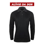 Camiseta Invel® Polo Masculina - Manga Longa