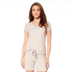 Camiseta Invel® Sleepwear - Pijama Feminino - Gola de Cetim