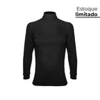 CAMISETA CANELADA INVEL® GOLA ALTA MANGA LONGA - FEMININA