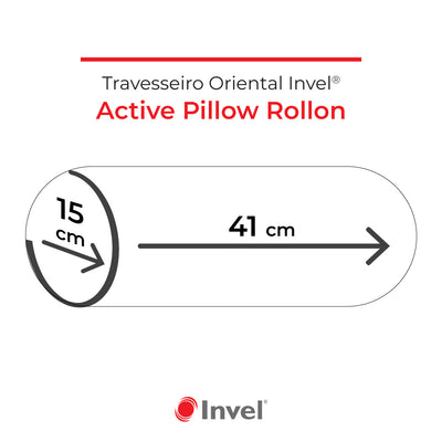 Travesseiro Oriental Invel® Active Pillow Rollon