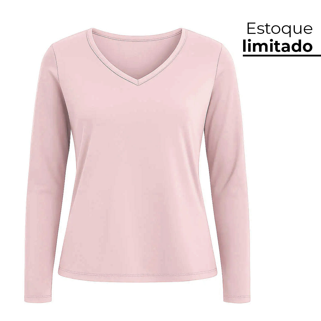 CAMISETA INVEL® MANGA LONGA FEMININA Imagem secundária do produto