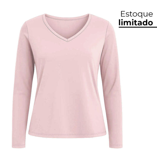 CAMISETA INVEL® MANGA LONGA FEMININA