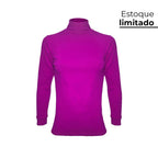 CAMISETA CANELADA INVEL® GOLA ALTA MANGA LONGA - FEMININA
