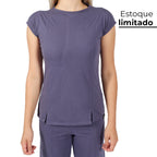 Camiseta Invel® Feminina Pijama Summer (Gola Redonda e Manga Japonesa)