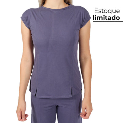 Camiseta Invel® Feminina Pijama Summer (Gola Redonda e Manga Japonesa)