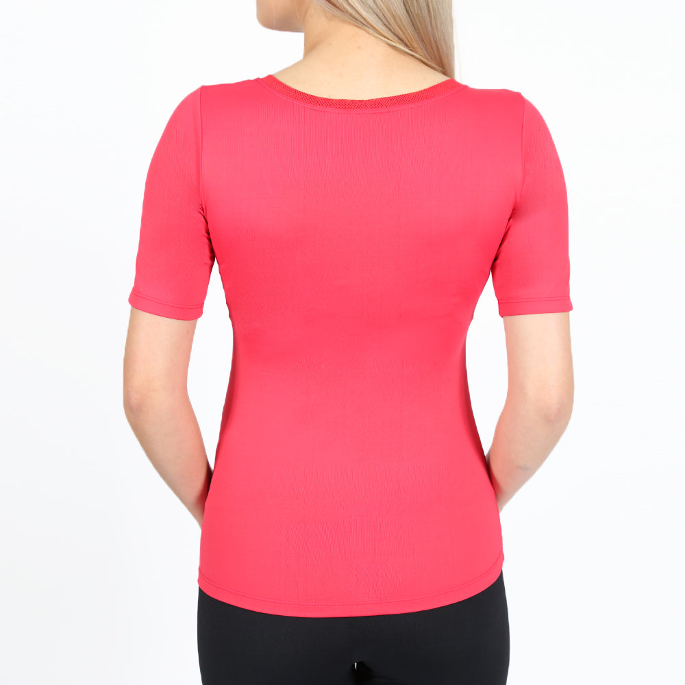 Camiseta OTI - Manga Curta Feminina - Gola de Telinha - Invel Brasil