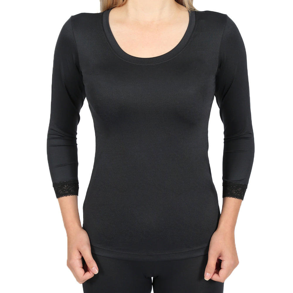 Camiseta Inner Manga 3/4 Feminina - Invel