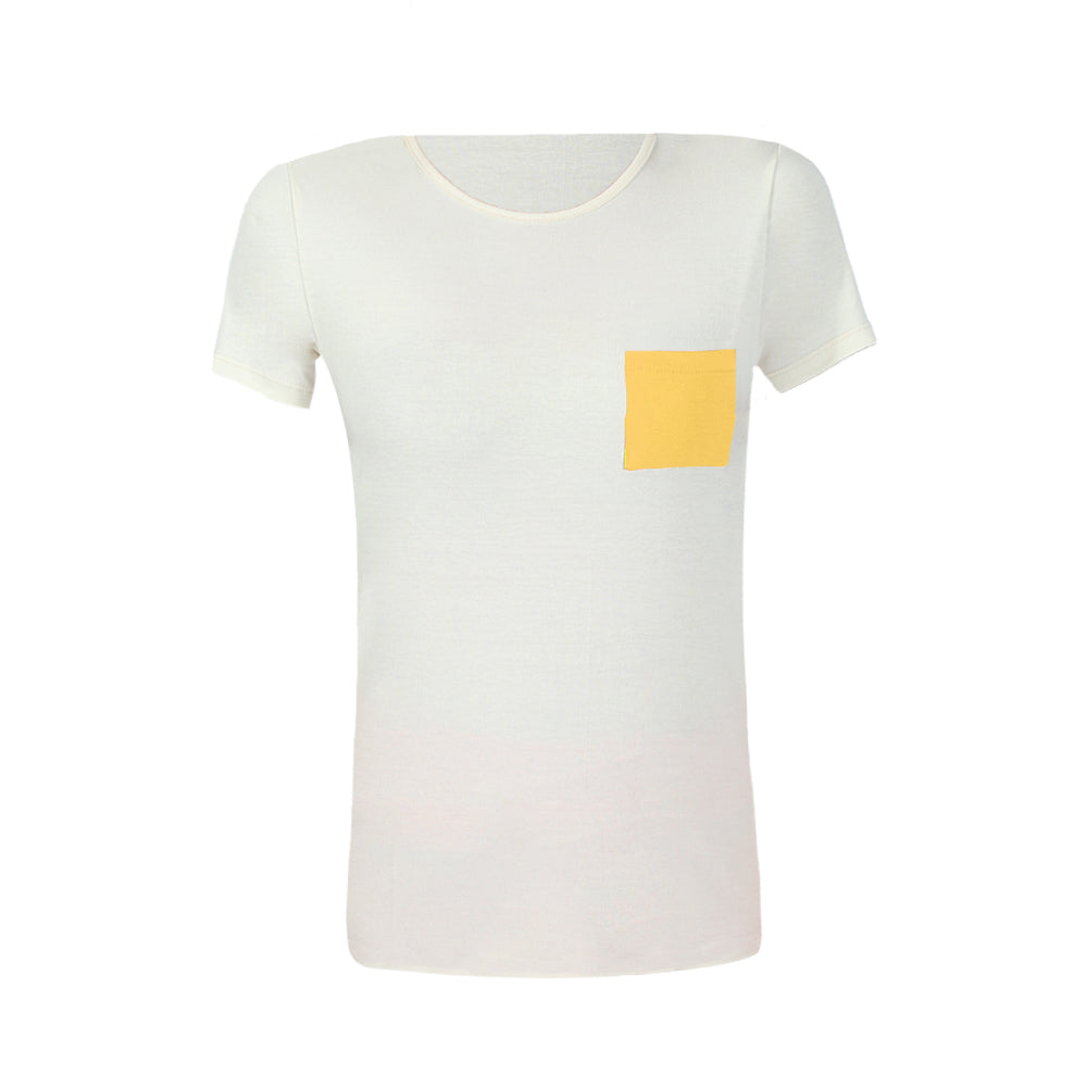 Camiseta Invel® Feminina Pijama Comfort (Gola Redonda e Bolso)
