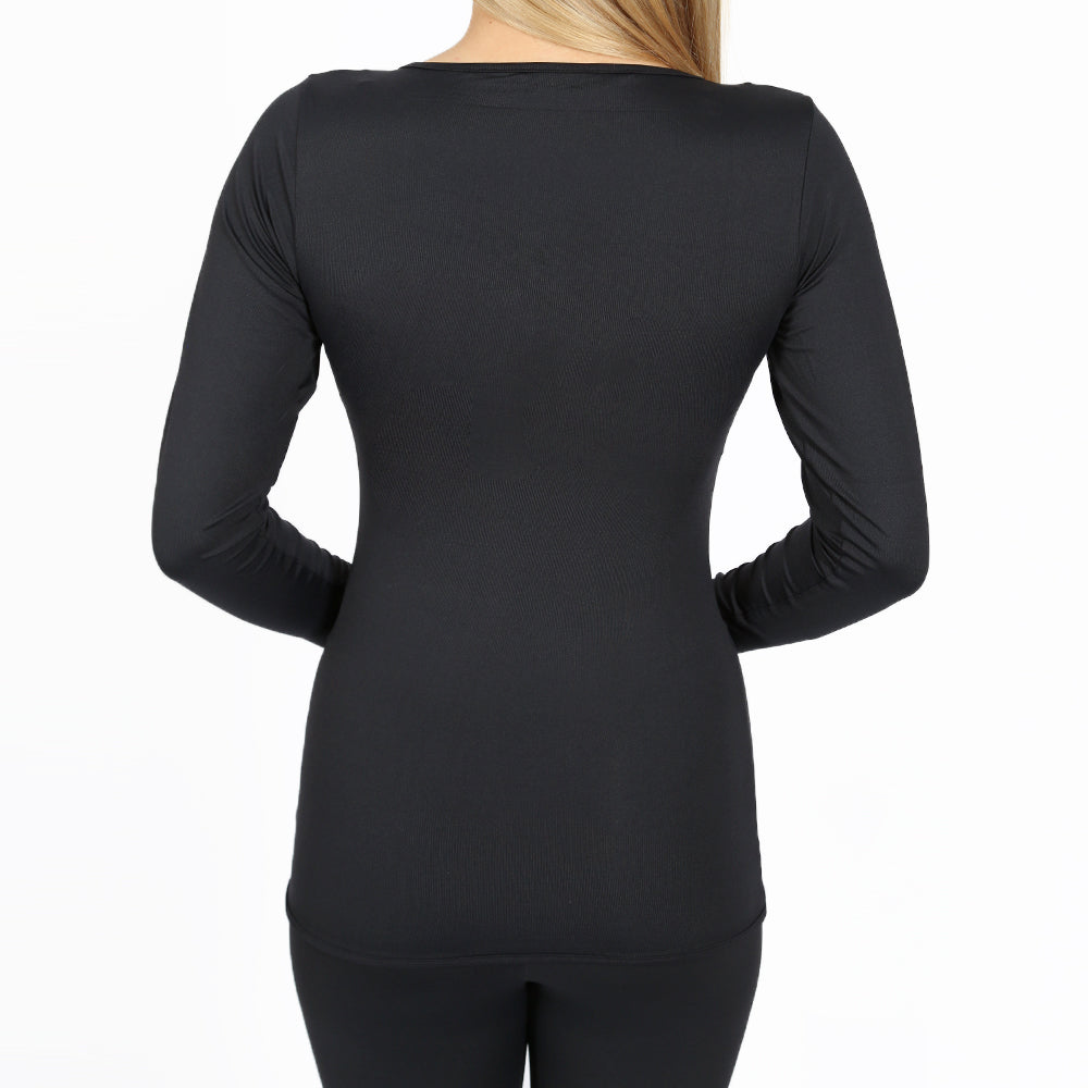 Camiseta Chic Manga Longa Feminina - Invel