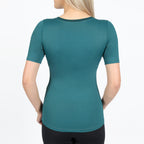Camiseta OTI - Manga Curta Feminina - Gola de Telinha - Invel Brasil