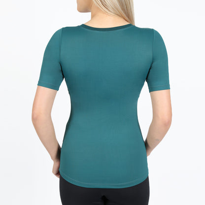 Camiseta OTI - Manga Curta Feminina - Gola de Telinha - Invel Brasil
