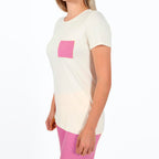 Camiseta Invel® Feminina Pijama Comfort (Gola Redonda e Bolso)