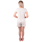 Shorts Pijama Invel® - Feminino - Detalhe em cetim
