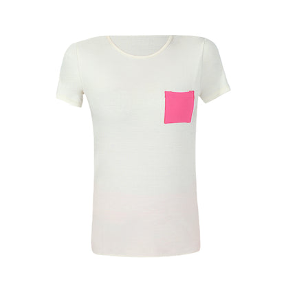 Camiseta Invel® Feminina Pijama Comfort (Gola Redonda e Bolso)