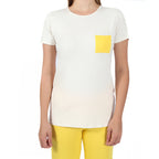 Camiseta Invel® Feminina Pijama Comfort (Gola Redonda e Bolso)