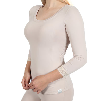 Camiseta Inner Manga 3/4 Feminina - Invel