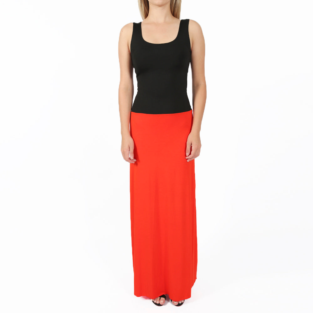 Vestido Invel® Duas Cores - Longo - Invel