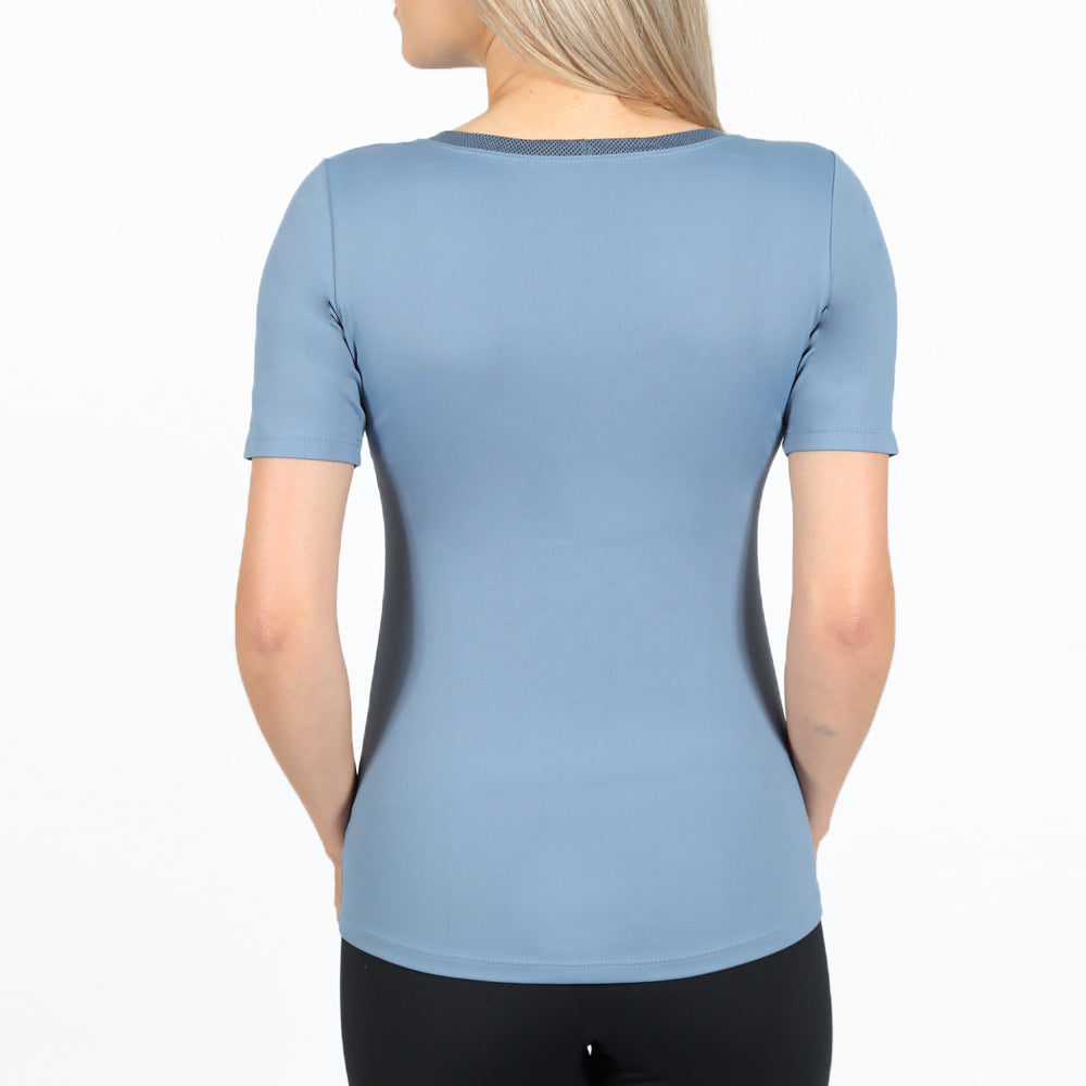 Camiseta OTI - Manga Curta Feminina - Gola de Telinha - Invel Brasil