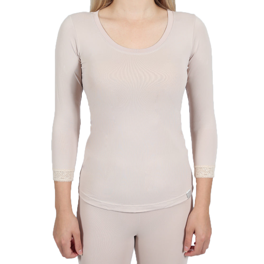 Camiseta Inner Manga 3/4 Feminina - Invel