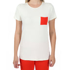 Camiseta Invel® Feminina Pijama Comfort (Gola Redonda e Bolso)