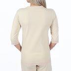 Camiseta Invel® Feminina Pijama Relax (Com detalhes em renda) - Invel
