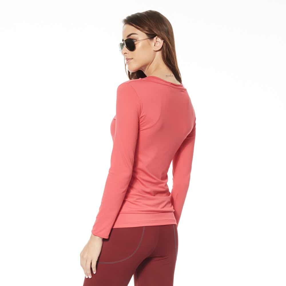 Camiseta Chic Manga Longa Feminina - Invel