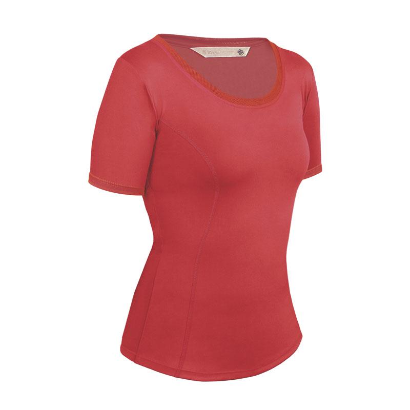 Camiseta OTI - Manga Curta Feminina - Gola de Telinha - Invel Brasil