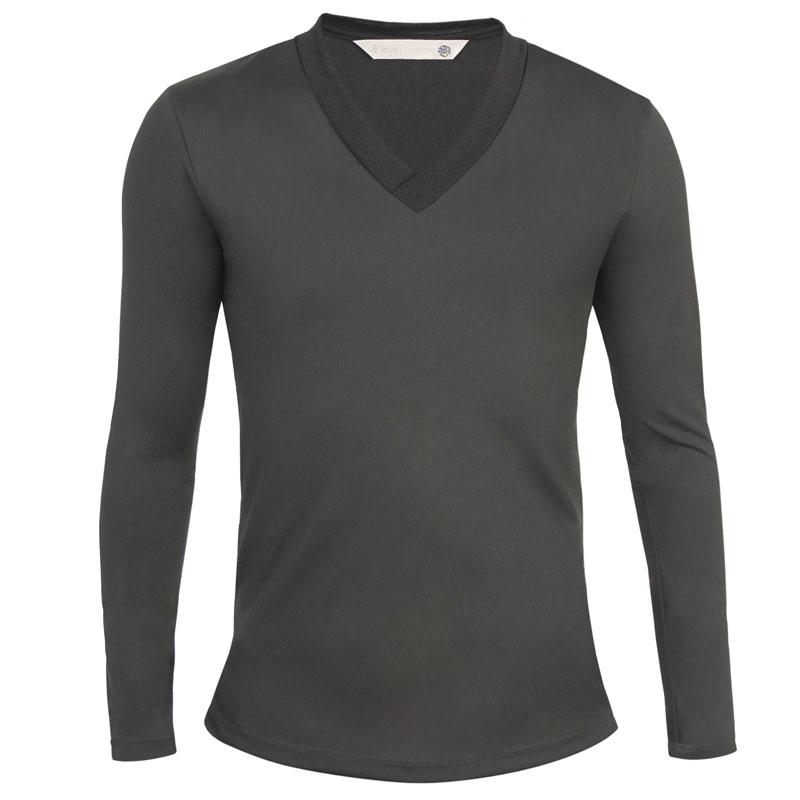 Camiseta Funcional Manga Longa Gola V Masculina - Invel Brasil
