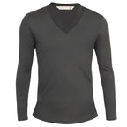 Camiseta Funcional Manga Longa Gola V Masculina - Invel Brasil