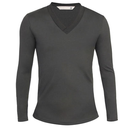Camiseta Funcional Manga Longa Gola V Masculina - Invel Brasil