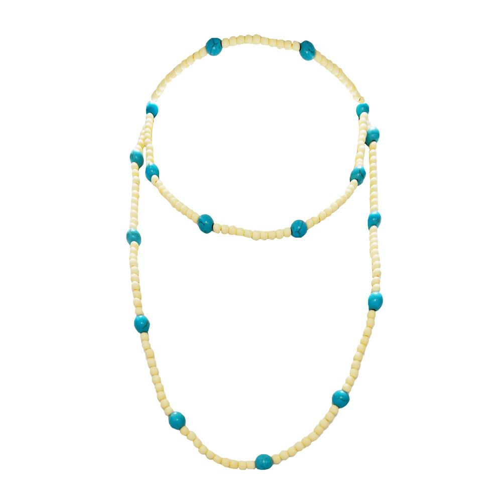 Colar Invel® Invel Necklace - Detalhes em Pedras Turquesas Secondary image